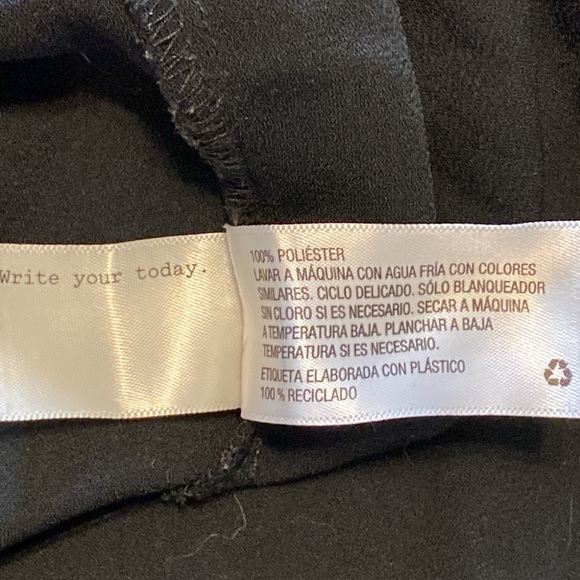 Black shorts romper, size small, elastic waist, side pockets, EUC, gently worn. - Picture 10 of 10